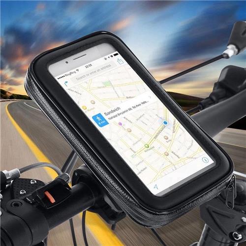 Mylifestyle (XL) Telefoonhouder fiets | Fietshouder telefoon | Waterproof & met opbergvak - LB402