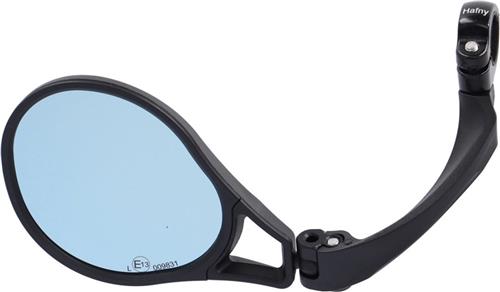 XLC MR-K28 Fietsspiegel - Speed Pedelec - 21-26mm - BlueHD Spiegelglas - Links - Zwart