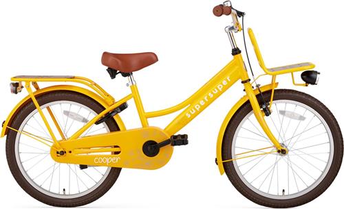 Supersuper Cooper Bamboo - Kinderfiets - Meisjesfiets - 20 inch - Geel