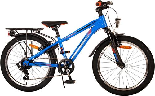 Volare Cross Kinderfiets - Jongens - 20 inch - Blauw - 6 versnellingen
