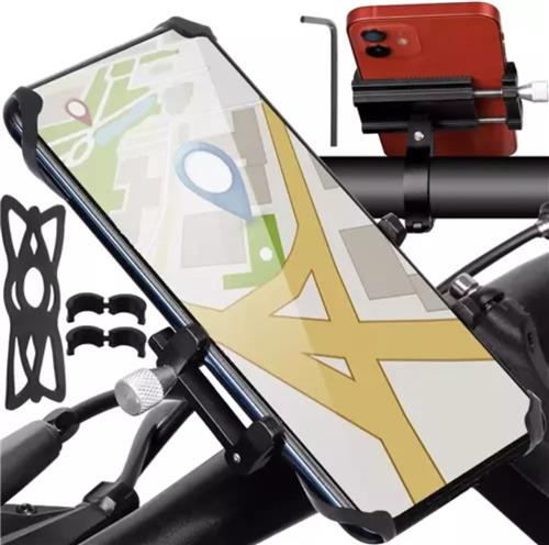 Trizand Universele Fiets Telefoonhouder: Stabiel, Veilig, Geschikt voor Alle Smartphones