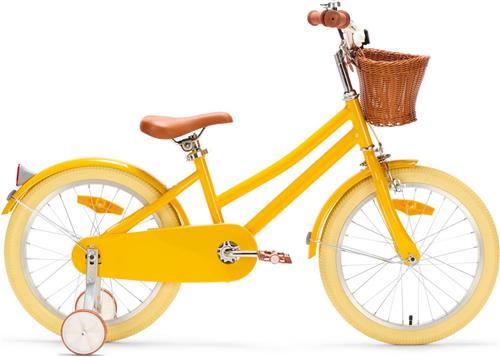 Generation Hip Kinderfiets 18 inch - Geel - Fiets voor kinderen van 5 tot 7 jaar