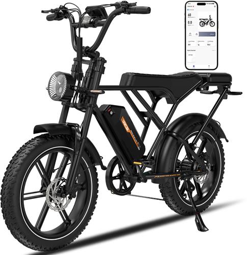 HITWAY Elektrische Fiets BK36- 20*4.0 Inch Opvouwbare Fatbike -250W- 50-100km