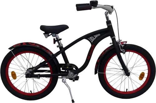 Volare Miracle Cruiser Kinderfiets - Jongens - 16 inch - Mat Zwart - Prime Collection