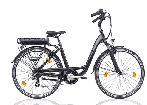 Le Bonheur elektrische damesfiets 13Ah 7sp 28 inch zwart