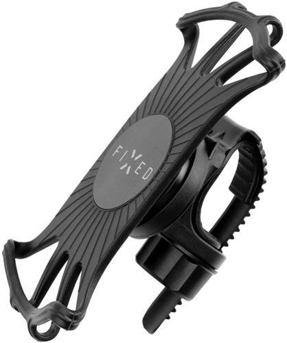 FIXED Bikee 2 - Fiets Telefoonhouder met Afneembare Houder, fiets, motor, universeel, detachable smartphone holder, zwart, 360 graden rotatie, GPS- afneembare fietsstuur houder, 10 - 16,5 cm