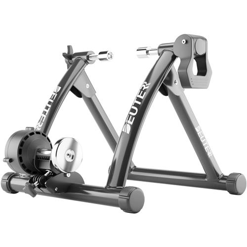 RYCE ® FietsTrainer Indoor - Fietsen Workout - Rollerbank - Fitness - Verstelbare Rollenbank - Fietstrainer - Hometrainer Racefiets - 26-28' Wielen - 700C Wiel Fietsen - Zwart