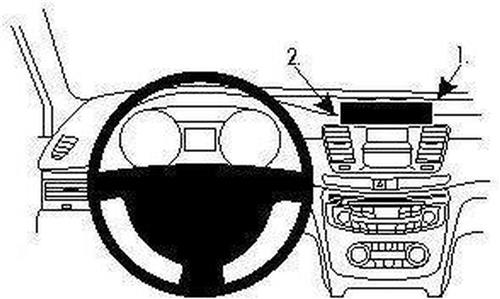 Peugeot 508 11-12, extra strengh mounting platform