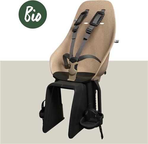 Urban Iki Bio Fietsstoeltje Achter - Oishi Beige/ Bincho Black