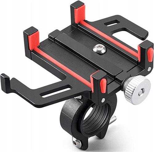 Aluminium fietshouder BHP-500 zwart - geschikt voor fietsen, motoren en elektrische scooters