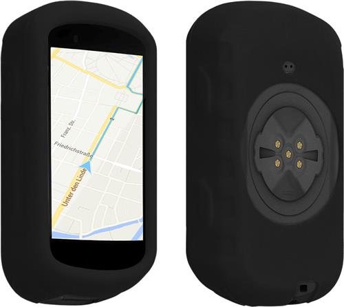 kwmobile fietscomputer gps hoes geschikt voor Garmin Edge 530 hoesje - Beschermhoes voor fietsnavigatie - Siliconen cover