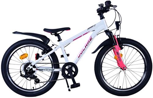 Volare XC Race Kinderfiets - 20 inch - 7 speed - Wit Roze