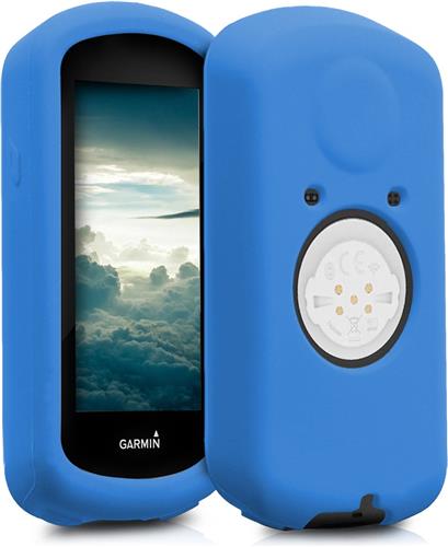 kwmobile fietscomputer gps hoes geschikt voor Garmin Edge 1030 / 1030 Plus hoesje - Beschermhoes voor fietsnavigatie - Siliconen cover