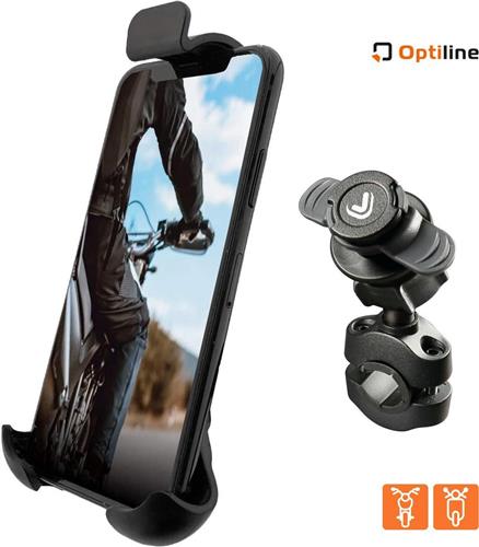 Lampa Telefoonhouder Set voor Scooter - Motor - Universeel - 360 Graden Draaibaar - Duolock