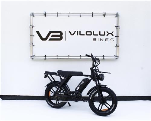 Vilolux® Fatbike electrisch - Fatbike V8 - Fatbike C80 - 2025 Model 4.0 - Achterzit - Voorrek - Legaal - Rijklaar geleverd - Niet opvoerbare fatbike - 2 Jaar garantie - Hydraulische remmen - Alarm - Telefoontasje - Full Color LCD display - Zwart