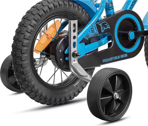 Steunwielen voor kinderfiets, universeel voor 12, 14, 16, 18 inch, zwart, stabiele stalen constructie met rubberen banden, editie 2021