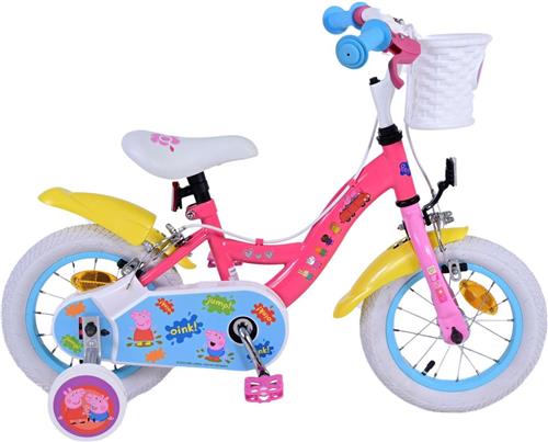 Peppa Pig Kinderfiets - Meisjes - 12 inch - Roze - Twee handremmen