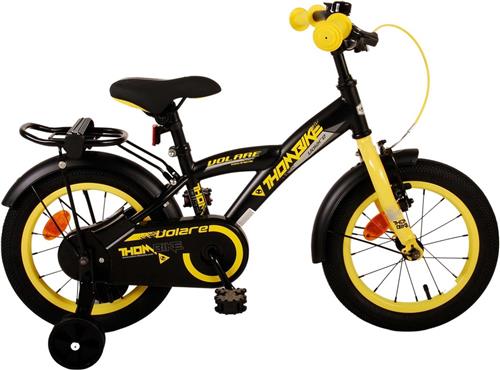 Volare Thombike Kinderfiets - Jongens - 14 inch - Zwart Geel