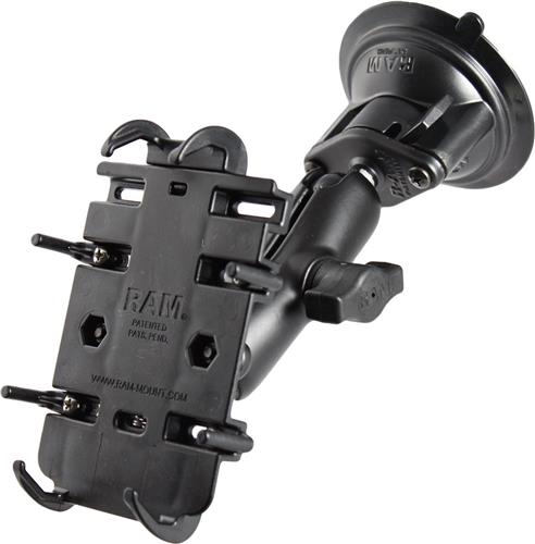 Quick-Grip klemhouder smartphones met zuignapset RAM-B-166-PD3