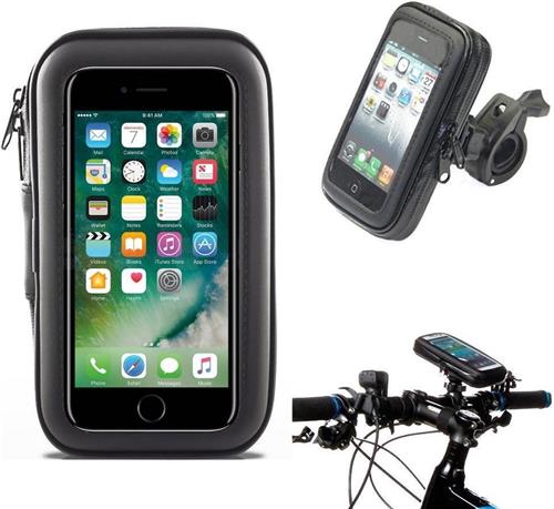 Telefoonhouder Fiets Waterdicht - GSM Houder Fiets - Smartphone Houder Fiets voor alle Telefoons tot 6.3 inch