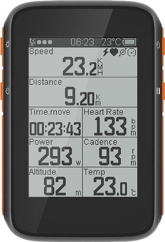 LHP BC200 Fietscomputer Draadloos - Waterdicht Kilometerteller GPS - Rechargeable - 2.4 inch LCD Scherm - 80+ Functies - Bluetooth & ANT+