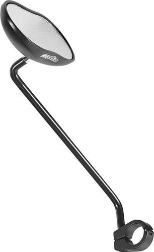 Ergotec Spiegel M-88l Met Lange Arm Links Aluminium Zwart