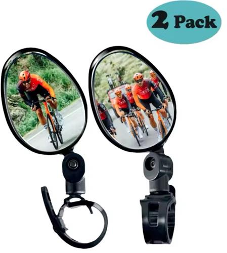 1/2Pc Fietsspiegel 360 Graden Verstelbaar Draaibaar Stuur Spiegel Breed Byicle Accessoires Fietsen Achteruitkijkspiegel Accesorios
