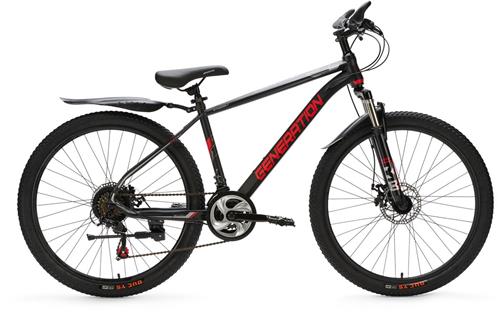Generation GT600 Mountainbike 26 Inch - Rood - Spatborden
