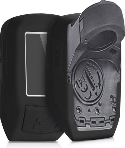kwmobile hoes geschikt voor Bosch Purion - Siliconen beschermhoes voor e-bike display in zwart