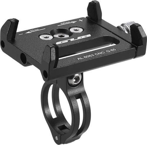 Fietshouder - Aluminium - GUB - Universeel - Fiets - Fietshouder voor smartphones - Houder voor fiets - Zwart - LB-424