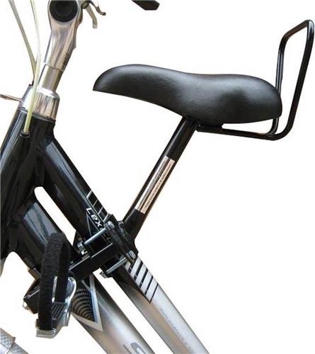 Zadel op Stang Kinderzitje Model 3 voor Oversized Damesfiets