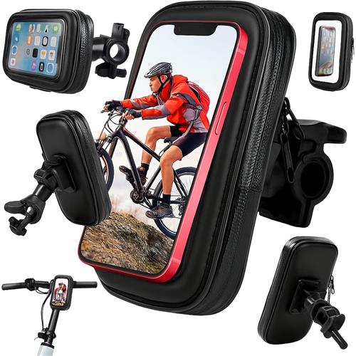 VGEBY7 Fietstas | Universeel | Fietshouder | FIets Telefoon Houder | Waterdicht | Houder Fiets Telefoon | Fiets steun