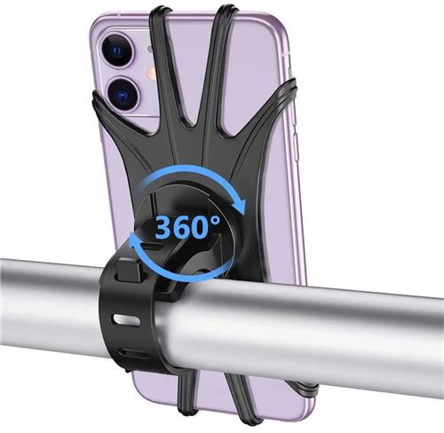 Dovon fiets siliconen stuurhouder voor mountainbike en motorfiets - Universeel | Fietshouder | FIets Telefoon Houder | Steun | Houder Fiets Telefoon | Bike holder