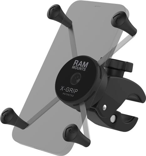 Low-Profile RAM® Small Tough-Claw met Large Phone X-Grip RAM-HOL-UN10-400-1U