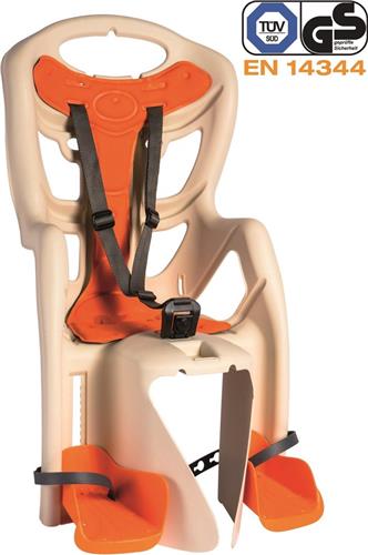 Bellelli Pepe - Fietsstoeltje achter - beige standard