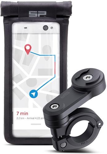 SP Connect Moto Bundle LT - Mount en Universal Case SPC+ - Motor(fiets) - Spatwaterdicht - Universeel - Zwart