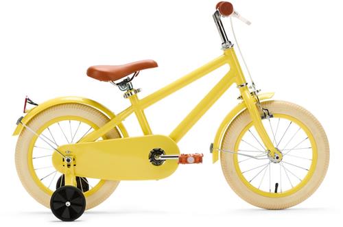Generation Retro 14 inch Geel  Kinderfiets