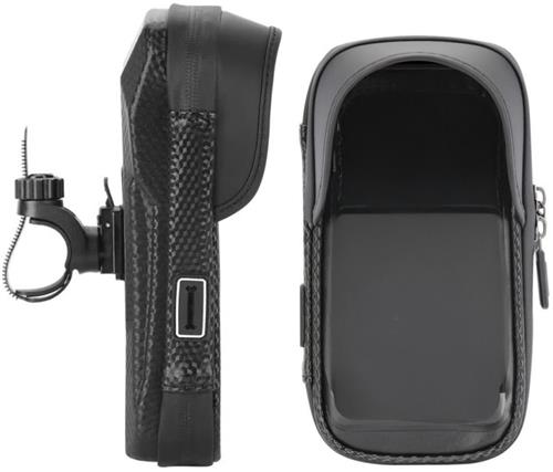 Telefoonhouder Fiets Waterdicht - Telefoonhouder Scooter en Kinderwagen - Fiets Telefoonhouder Universeel Met Kliksysteem - Large