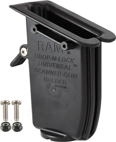 Drop-N-Lock Scanner Gun Holder