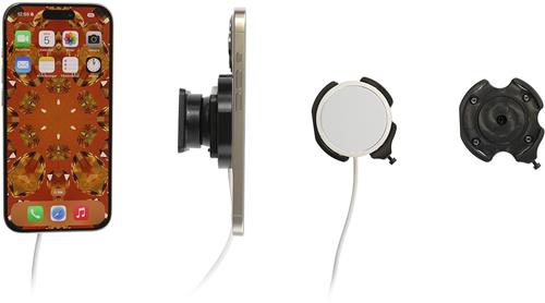 Brodit houder geschikt voor Magsafe Charger swivelmount Apple iPhone 12 / 13