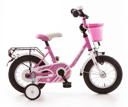 Bachtenkirch My Bonnie, kinderfiets, 12 inch, roze en wit