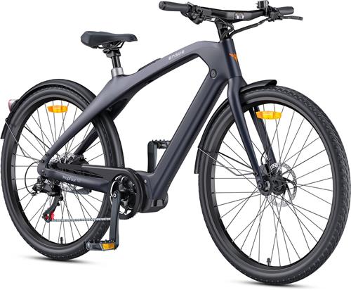 ENGWE N1 Pro Elektrische fiets - Actieradius 100km - Verwijderbare batterij 36V10Ah - Motor 250W - met koppelondersteuning - Frame van koolstofvezel - 7-versnellingsbak - Wieldiameter 700C - Grijs