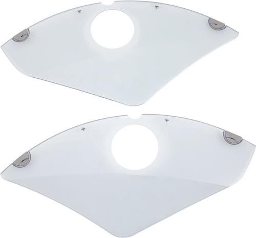 Hesling Jasbeschermers - eigentijds ontwerp - duurzaam - eenvoudig te monteren - transparant - 28 inch
