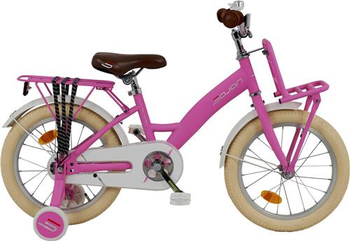 Sajan - Mat-Roze - Meisjesfiets 4 tot 6 jaar