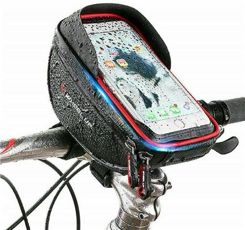 Telefoonhouder Fiets Universeel | Fiets / Racefiets / Mountainbike | Waterdicht | Opbergruimte | Universeel | Fietshouder | FIets Telefoon Houder | Waterdicht | Houder Fiets Telefoon | Fietstas