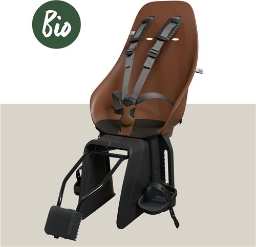 Urban Iki Bio Fietsstoeltje Achter - Framebevestiging - Haniwa Brown/ Bincho Black