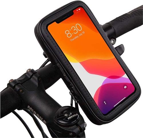 Telefoon houder voor fiets, waterdicht, universeel, geschikt voor telefoons tot 16,5 cm (6,5 inch), Fietshouder bevestiging aan het stuur, telefoonhouder voor motorfiets
