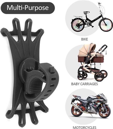 Dovon fiets siliconen stuurhouder voor mountainbike en motorfiets - Universeel | Fietshouder | FIets Telefoon Houder | Steun | Houder Fiets Telefoon | Bike holder