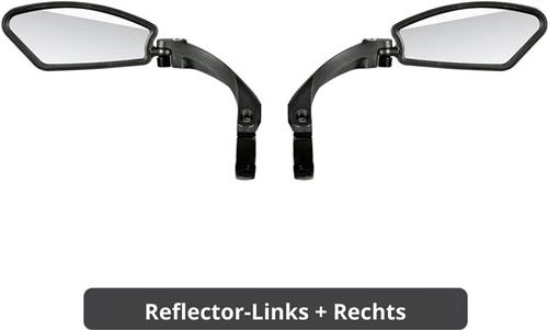 Achteruitkijkspiegel  Fietsspiegel - fietsspiegel op stuur  fietsspiegels- fietsspiegel achteruitkijk spiegel - achteruitkijkspiegel fiets  Links en Rechts - 360 Rotatie - Verstelbaar - Zwart