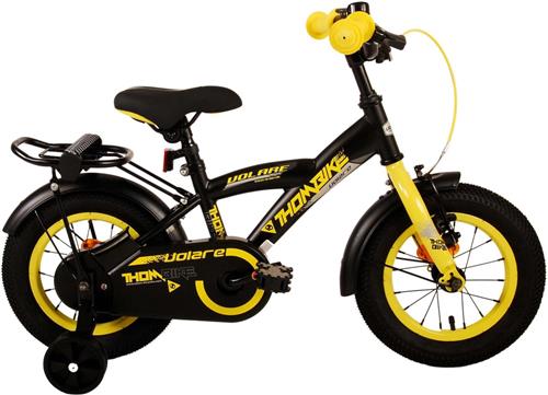 Volare Thombike Kinderfiets - Jongens - 12 inch - Zwart Geel
